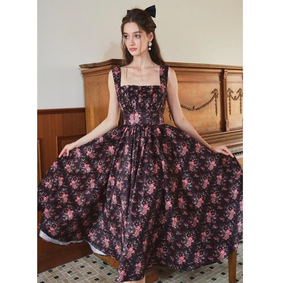 Maison Amory The Grace Blvd Dress in Cassis Rose   Size: XXS - Picture 1 of 5